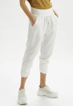 Cream Femme LINE PANTS Pantalon Classique Snow White