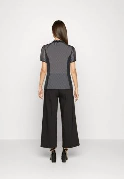 Cream Femme KINIA BLOUSE Blouse Pitch Black -Cream Soldes Boutique 2af6fa7ba31b42f1880fa9091f02831e