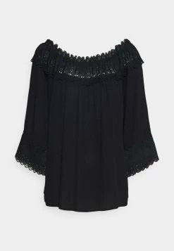 Cream BEA Blouse Pitch Black Femme