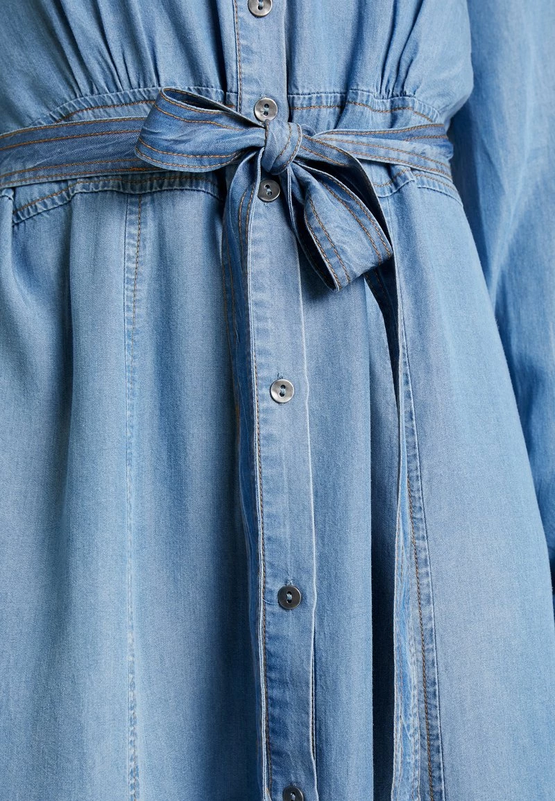 Cream VINCACR DRESS Robe En Jean Blue Denim Femme 6 Cream VINCACR DRESS Robe En Jean Blue Denim Femme – Image 6