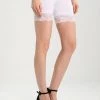 Cream MATILDA BIKER Short Optical White