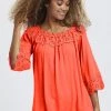 Cream Femme CRBEA Blouse Tangerine Tango