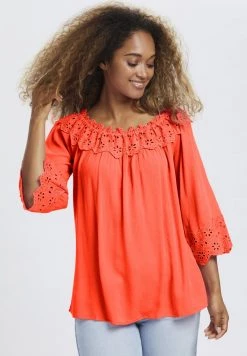 Cream Femme CRBEA Blouse Tangerine Tango