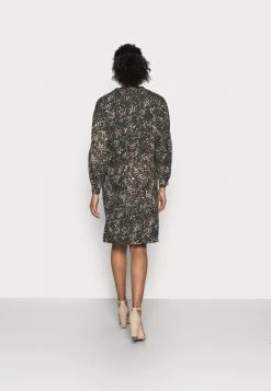 Cream SANNI DRESS Robe De Jour Graphic Grey Femme -Cream Soldes Boutique 31f0df3a68a8487e9448829d0fcc006c