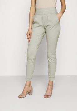 Cream ANETT PANT Pantalon Classique Desert Sage Melange