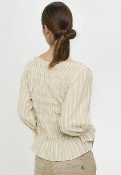 Cream FILUMIA Blouse Sesame Stripe Femme -Cream Soldes Boutique 32c59b41b1f94b58b26e528bb6c333fd
