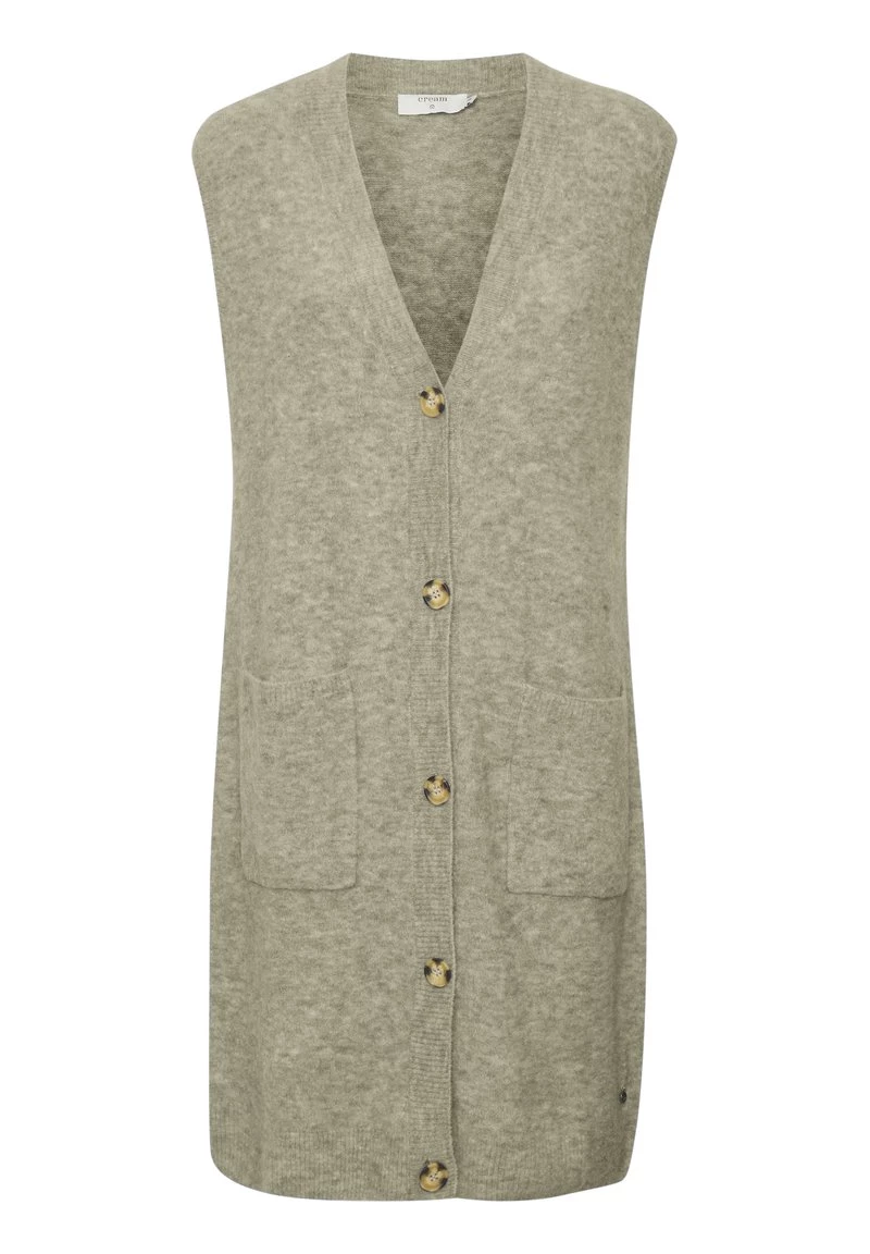 Cream Femme CRMERLE Gilet Sage Green Melange 4 Cream Femme CRMERLE Gilet Sage Green Melange – Image 4