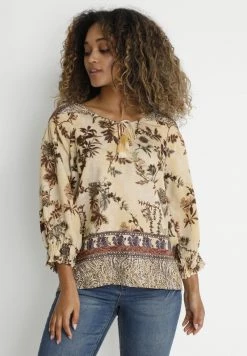 Cream Femme KIMMIA Blouse Moonstone Flower Patch