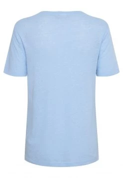 Cream T Shirt Basique Placid Blue Femme -Cream Soldes Boutique 3399272615444ef786bd6ee4c2fd3020