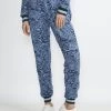 Cream Femme Pantalon De Survêtement Blue Tiger