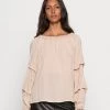 Cream Femme BEA BLOUSE T Shirt à Manches Longues Smoke Gray