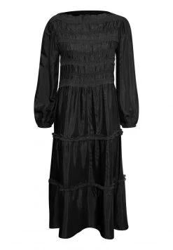 Cream Robe Longue Pitch Black Femme -Cream Soldes Boutique 372e46a9e8974a3a82136a10c12f0d19