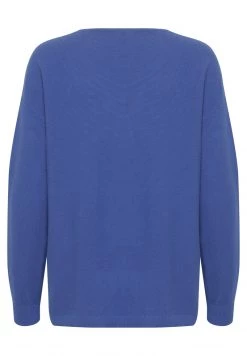 Cream CRSILLAR Pullover Dazzling Blue Femme -Cream Soldes Boutique 37986b672057445e924c5f7fb4b23499