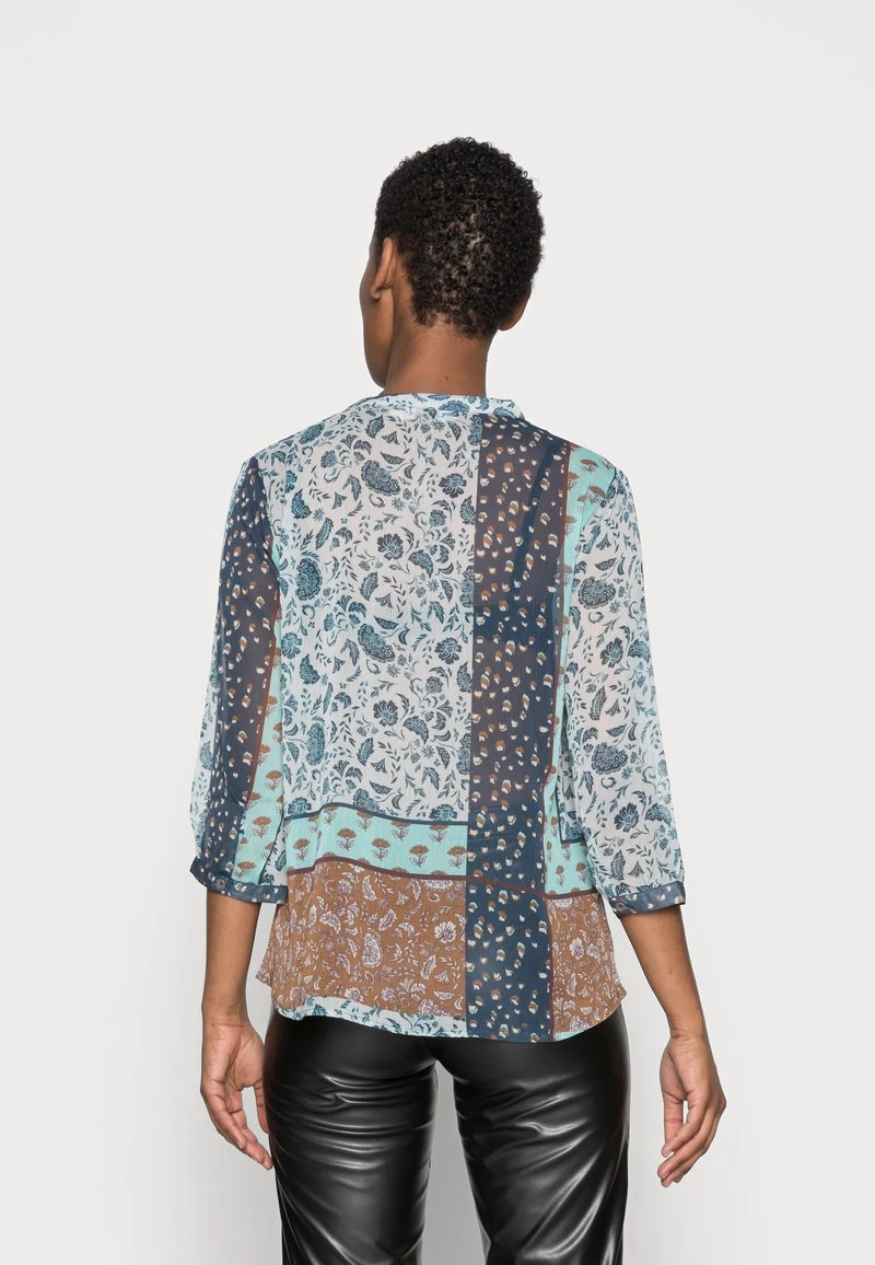 Cream SAMA Blouse Dark Denim 3 Cream SAMA Blouse Dark Denim – Image 3