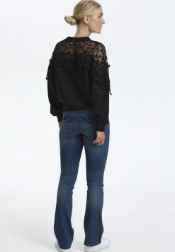 Cream Femme CRKALANIE Sweatshirt Pitch Black -Cream Soldes Boutique 389d589df961471794a5ff43a3756148