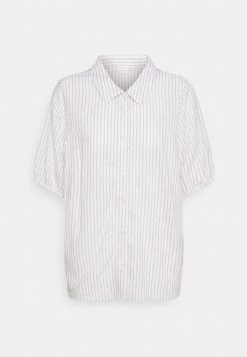 Cream VENTA Blouse Straw Femme