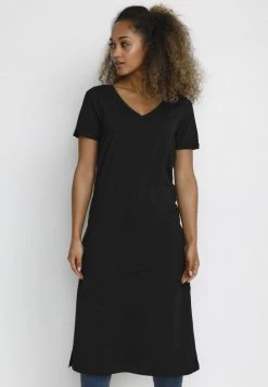 Cream Femme CRLULA MOLLIE FIT Robe En Jersey Pitch Black