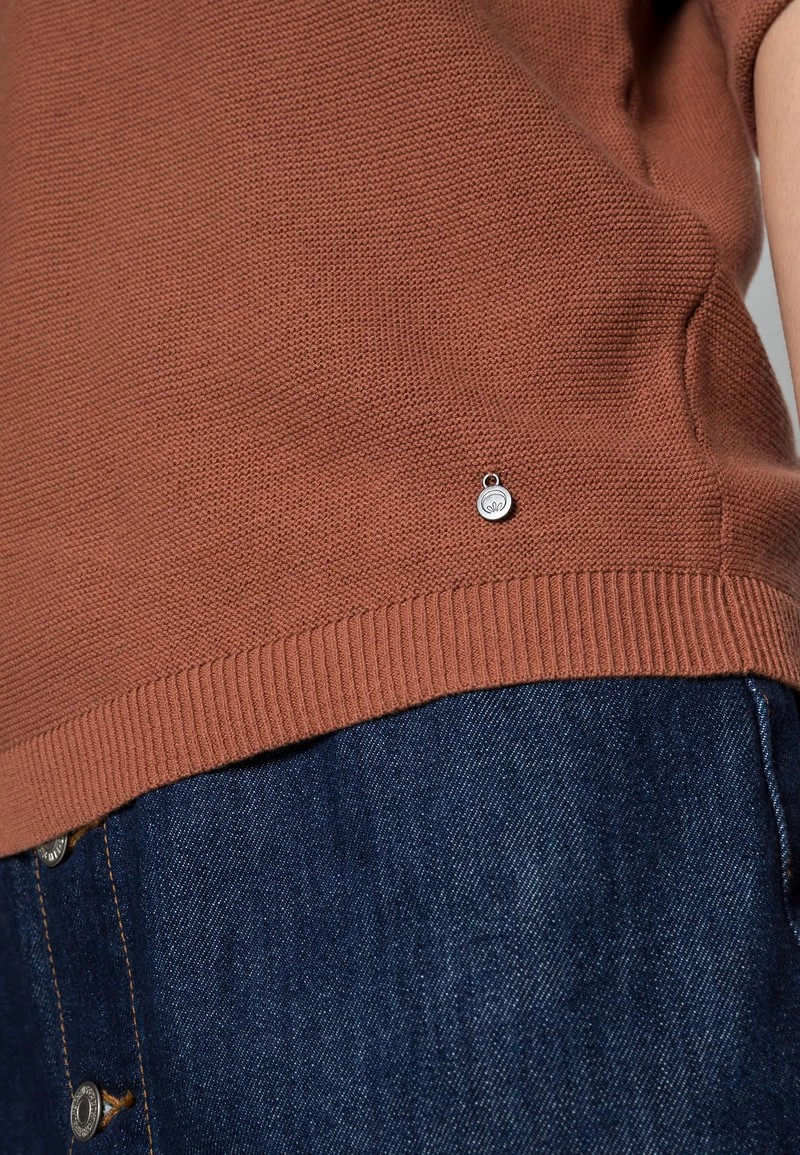 Cream Femme SILLAR Pullover Russet 5 Cream Femme SILLAR Pullover Russet – Image 5