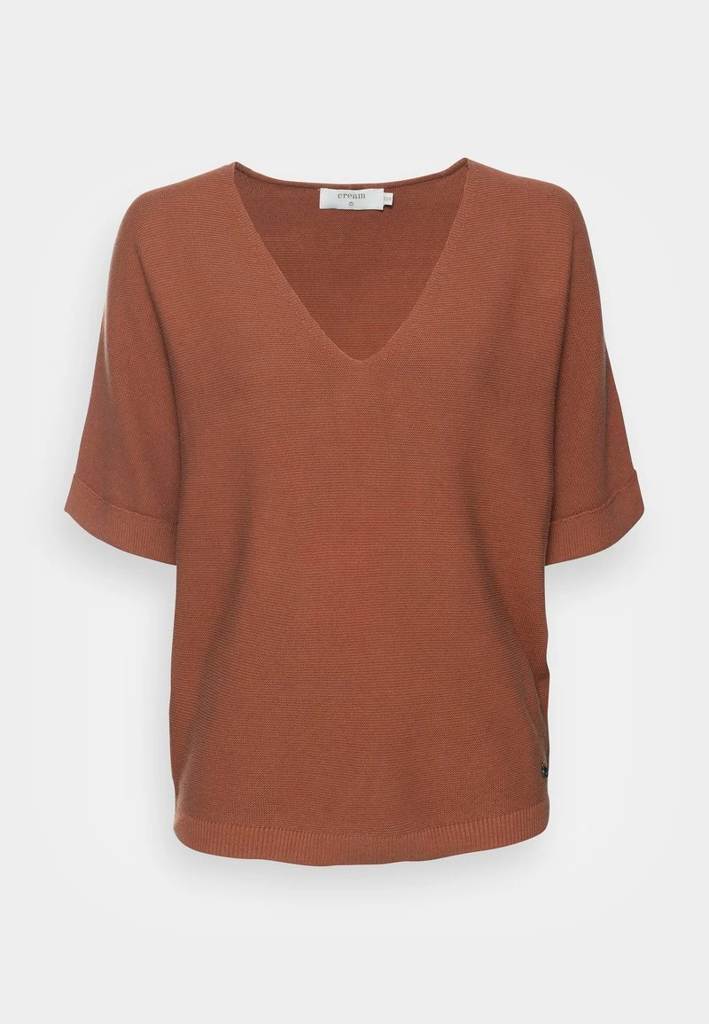 Cream Femme SILLAR Pullover Russet 4 Cream Femme SILLAR Pullover Russet – Image 4