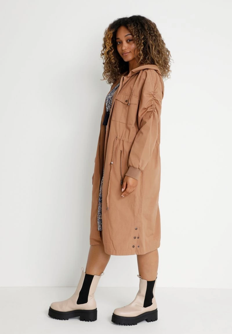 Cream Parka Mocha Mousse Femme 2 Cream Parka Mocha Mousse Femme – Image 2