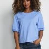 Cream Femme CRLULA T Shirt Imprimé Vista Blue