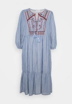 Cream FLORANA DRESS Robe De Jour Blue Femme