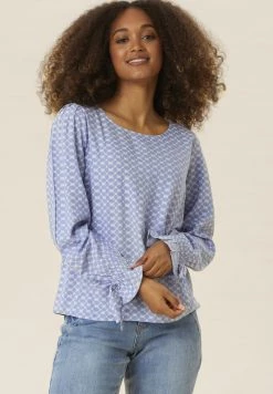 Cream Femme Blouse Geometric Eventide