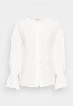 Cream RUCCA SHIRT Blouse Snow White Femme -Cream Soldes Boutique 446021f0ac034cdd90d3b2df2f756011