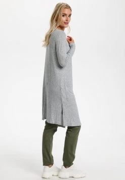 Cream MANDY CARDIGAN Gilet Light Grey Melange Femme -Cream Soldes Boutique 44efa29ec77f492eb9e9966ec2e8e6df