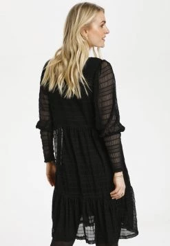 Cream CRBUBBLE Robe De Jour Pitch Black -Cream Soldes Boutique 45291dd048b347b38ee608b1fda79a48