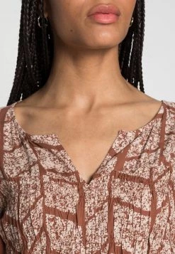 Cream MAURIA SMOCK BLOUSE Blouse Tortoise Shell Femme -Cream Soldes Boutique 46333c326f294785873b76d923c40aaa