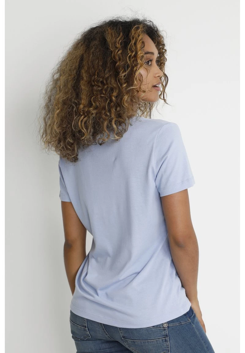 Cream NAIA T Shirt Basique Placid Blue Femme 2 Cream NAIA T Shirt Basique Placid Blue Femme – Image 2