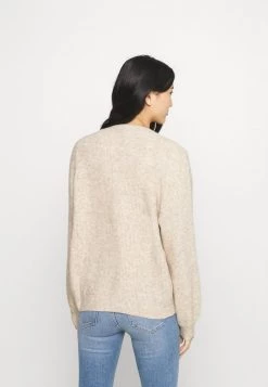 Cream LARA Pullover Oat Melange Femme -Cream Soldes Boutique 465a9bee5aeb4acdb64ac786da040582