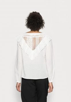 Cream Femme RAGNA V NECK BLOUSE T Shirt à Manches Longues Snow White -Cream Soldes Boutique 467f186b79e84299a653a6a28d24de4c