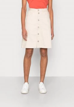 Cream ALMA SKIRT Jupe Trapèze Oatmeal Femme