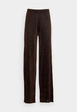 Cream Femme SIERRA PANT Pantalon Classique Black Cognac Glitter -Cream Soldes Boutique 4c9524c3f68849cc9fb83e425d877046