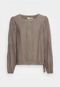 Cream Femme CHEASTNUT BLOUSE Blouse Pine Bark -Cream Soldes Boutique 4f131b695a90429781592d2e2d7368dd