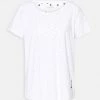Cream NEVA T Shirt Imprimé White Femme