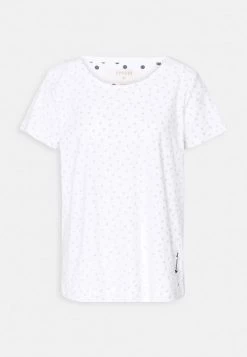 Cream NEVA T Shirt Imprimé White Femme