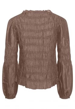 Cream HENVA Blouse Cognac -Cream Soldes Boutique 51374d2381b245e8853ccb473c620d55