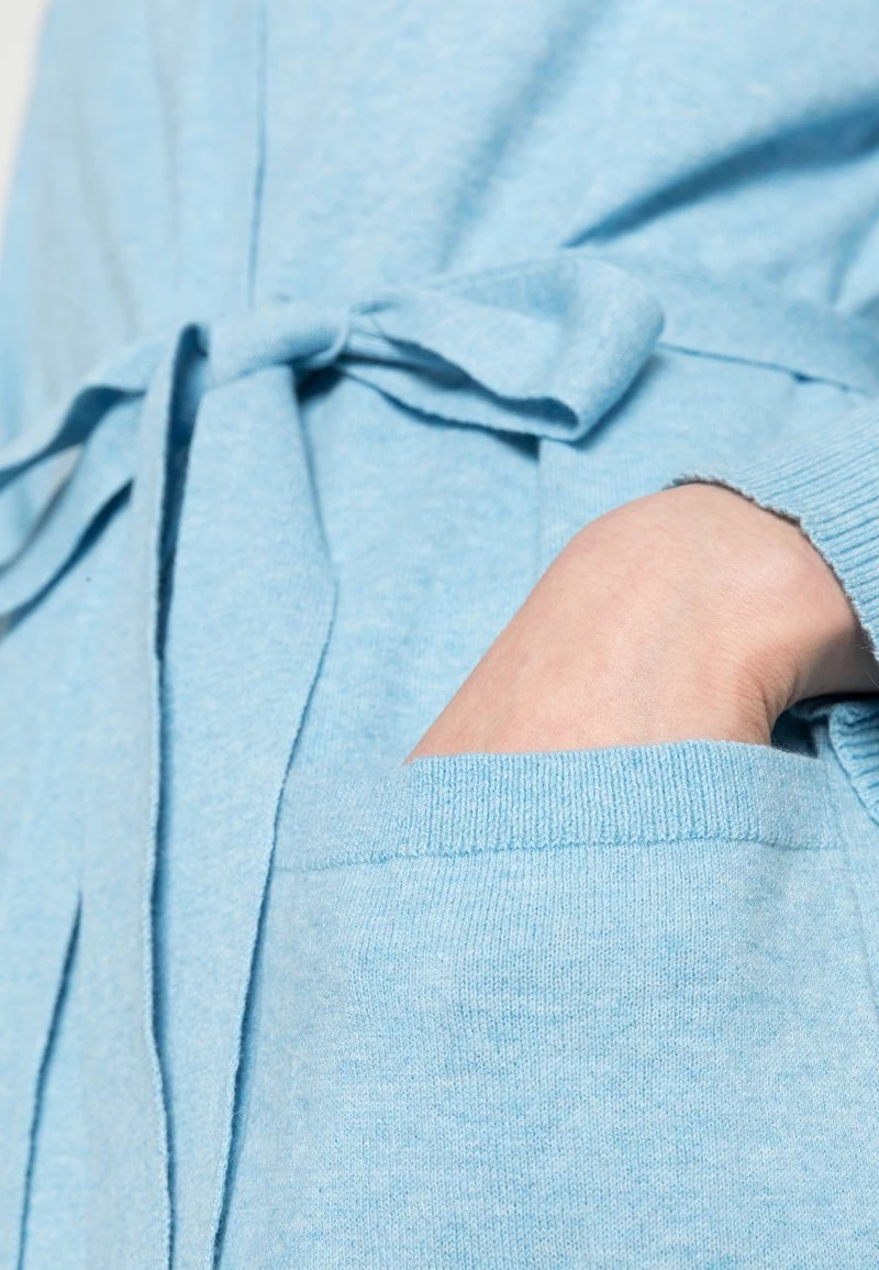 Cream CRANVA CARDIGAN Gilet Placid Blue Melange Femme 5 Cream CRANVA CARDIGAN Gilet Placid Blue Melange Femme – Image 5