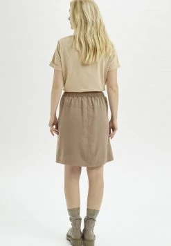 Cream NANNA Jupe Trapèze Sesame Femme -Cream Soldes Boutique 54fd131d9bb546b29854a5475555fe33