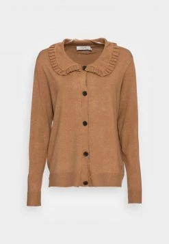 Cream CRADETTE Gilet Toasted Coconut Melange -Cream Soldes Boutique 551284f814ea454895394aab2f2c0ea6