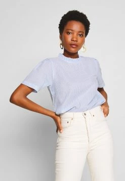 Cream KATINKA BLOUSE T Shirt Imprimé Kentucky Blue Femme