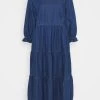 Cream Femme MAJ DRESS Robe En Jean Dark Blue Denim