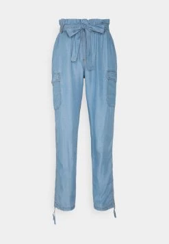 Cream Femme AMIRA PANTS Pantalon Classique Blue Denim