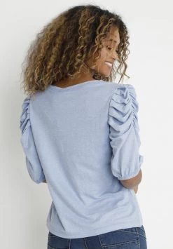 Cream CRFIE SS Blouse Eventide Melange Femme -Cream Soldes Boutique 5d33cb47e37a4b1eb9a01acec231f42c