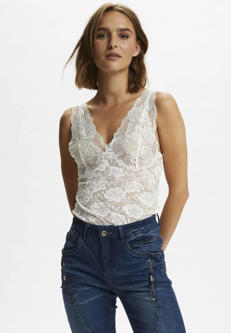 Cream Femme GLAZE Blouse Optical White 1 Cream Femme GLAZE Blouse Optical White