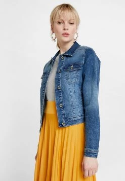 Cream Femme Veste En Jean Rich Blue Denim