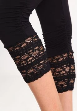 Cream Femme AGNES Legging Pitch Black -Cream Soldes Boutique 63d99eb876e4405d9dbeb2c52ce4ffd3